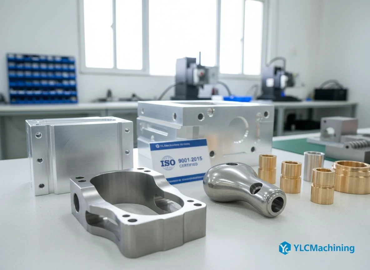 High-precision 5-axis CNC milling machine for complex aerospace and medical parts