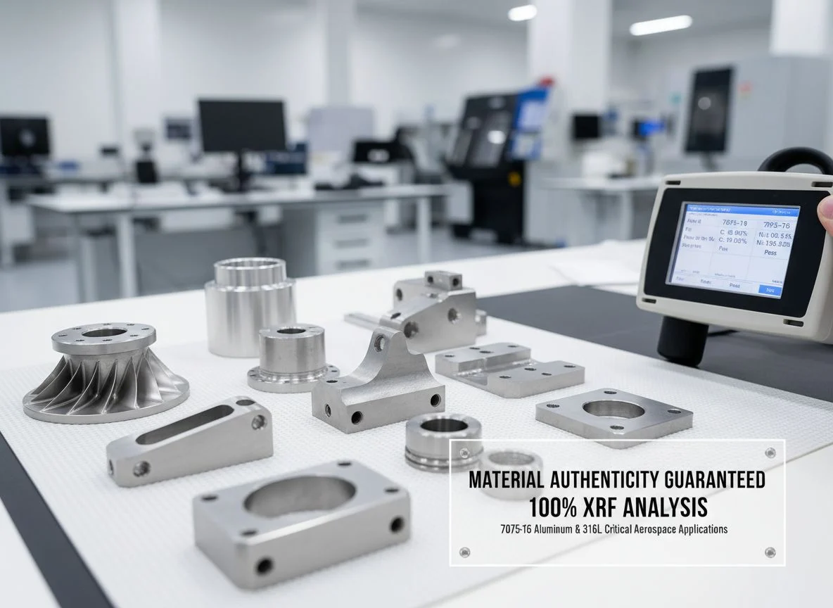 High-precision CMM inspection of custom CNC metal parts