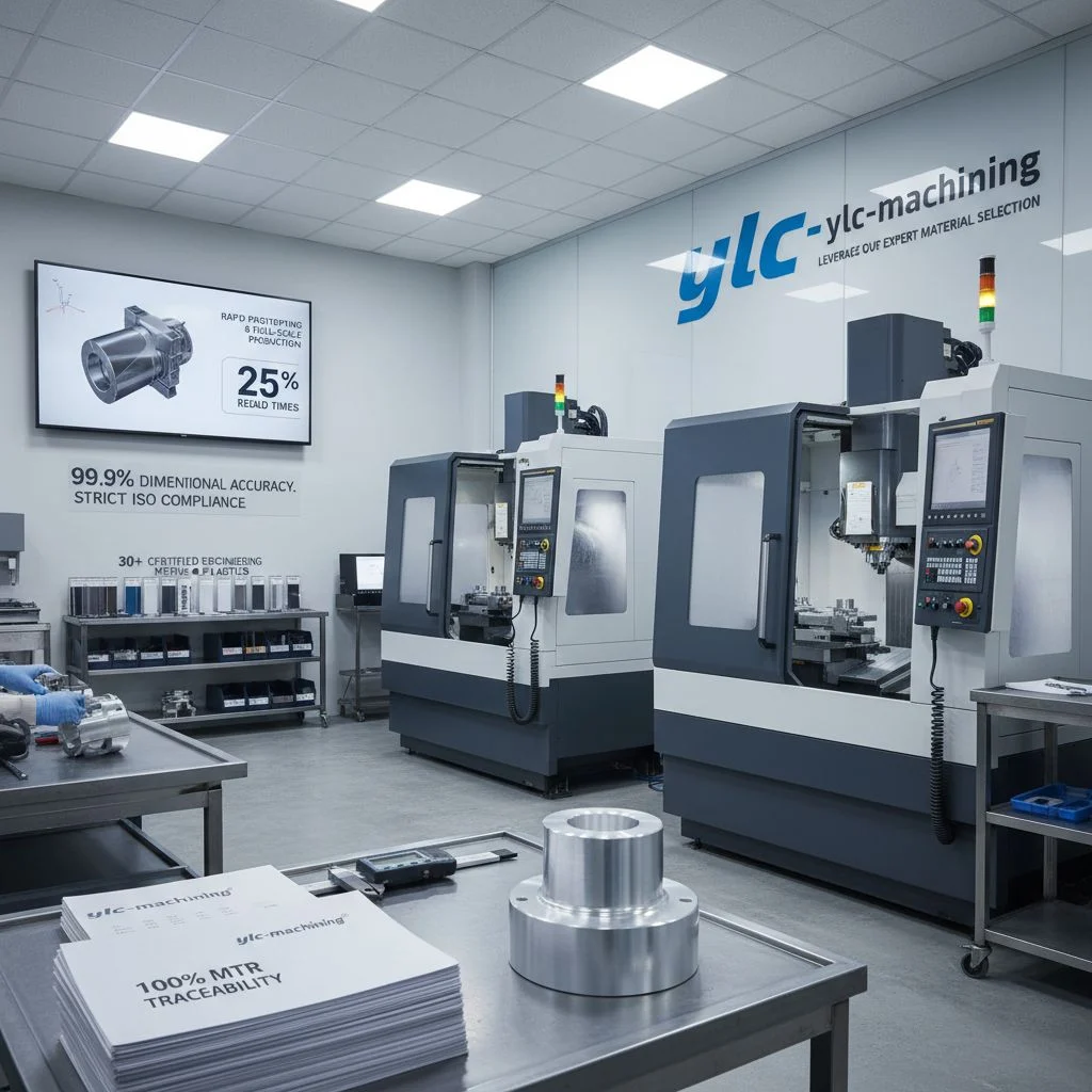 High-precision CNC machined components with certified material traceability