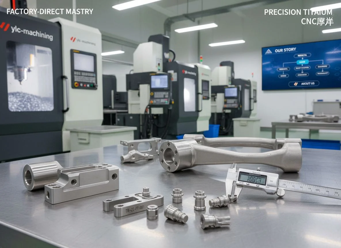 High-precision CNC machined Grade 5 titanium aerospace components