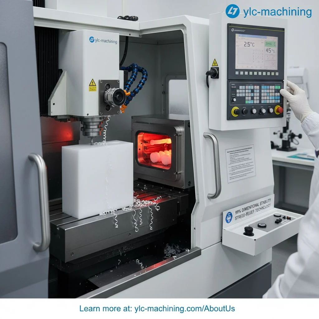 High-precision CNC machined white Delrin gears and sliding components