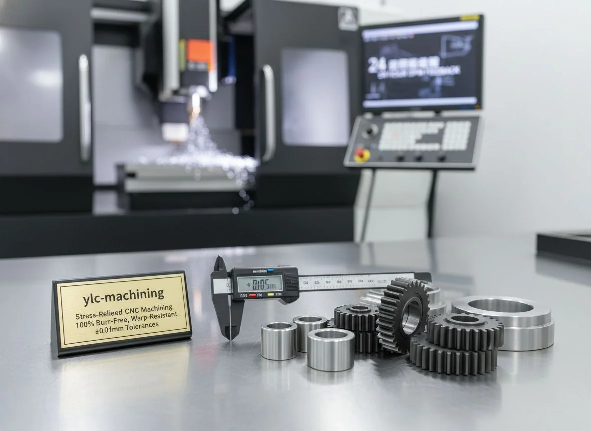 High-precision CNC machining of white Delrin POM parts with zero-burr finish