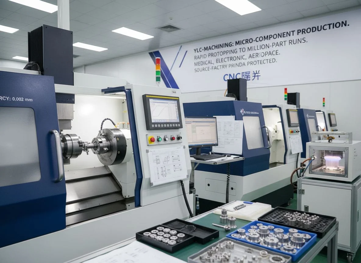 High-precision CNC Swiss machined micro components and slender shafts