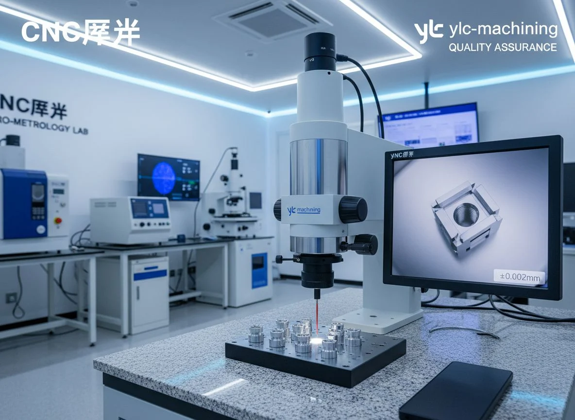High-precision micro parts inspection under microscope