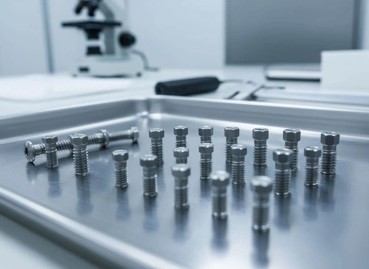 High-speed thread whirling for micro medical parts