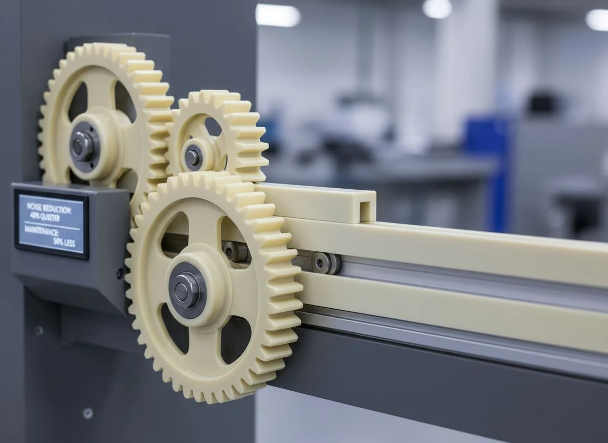 Industrial Nylon gear and bushing applications