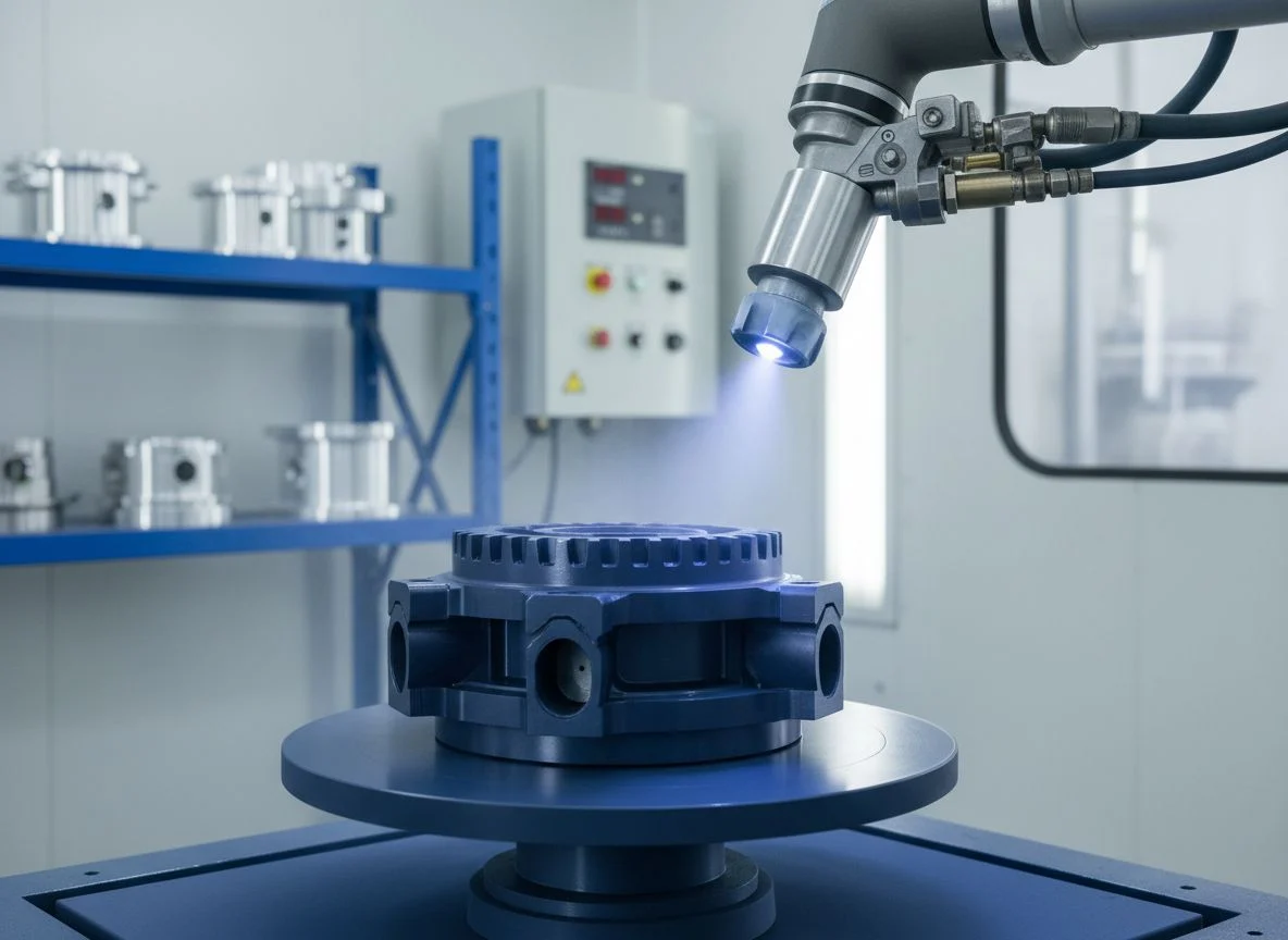 Industrial Powder Coating for Machined Parts