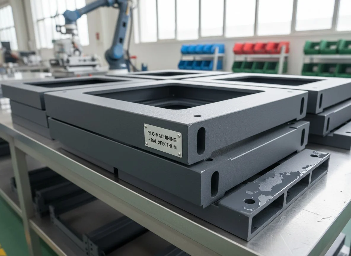 Industrial powder coating services for CNC parts