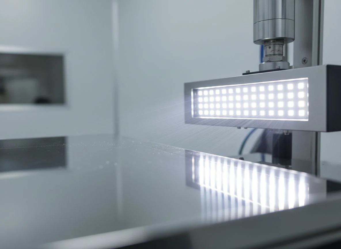 Inspection for surface cleanliness and masking accuracy
