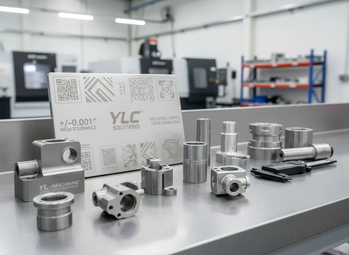Integrated CNC machining and permanent laser marking solutions for industrial traceability