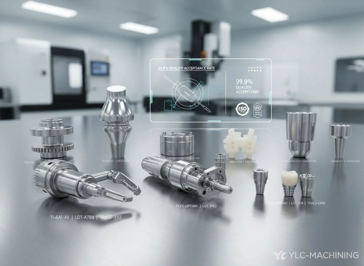 ISO 13485 Certified medical CNC machining for titanium implants and surgical instruments