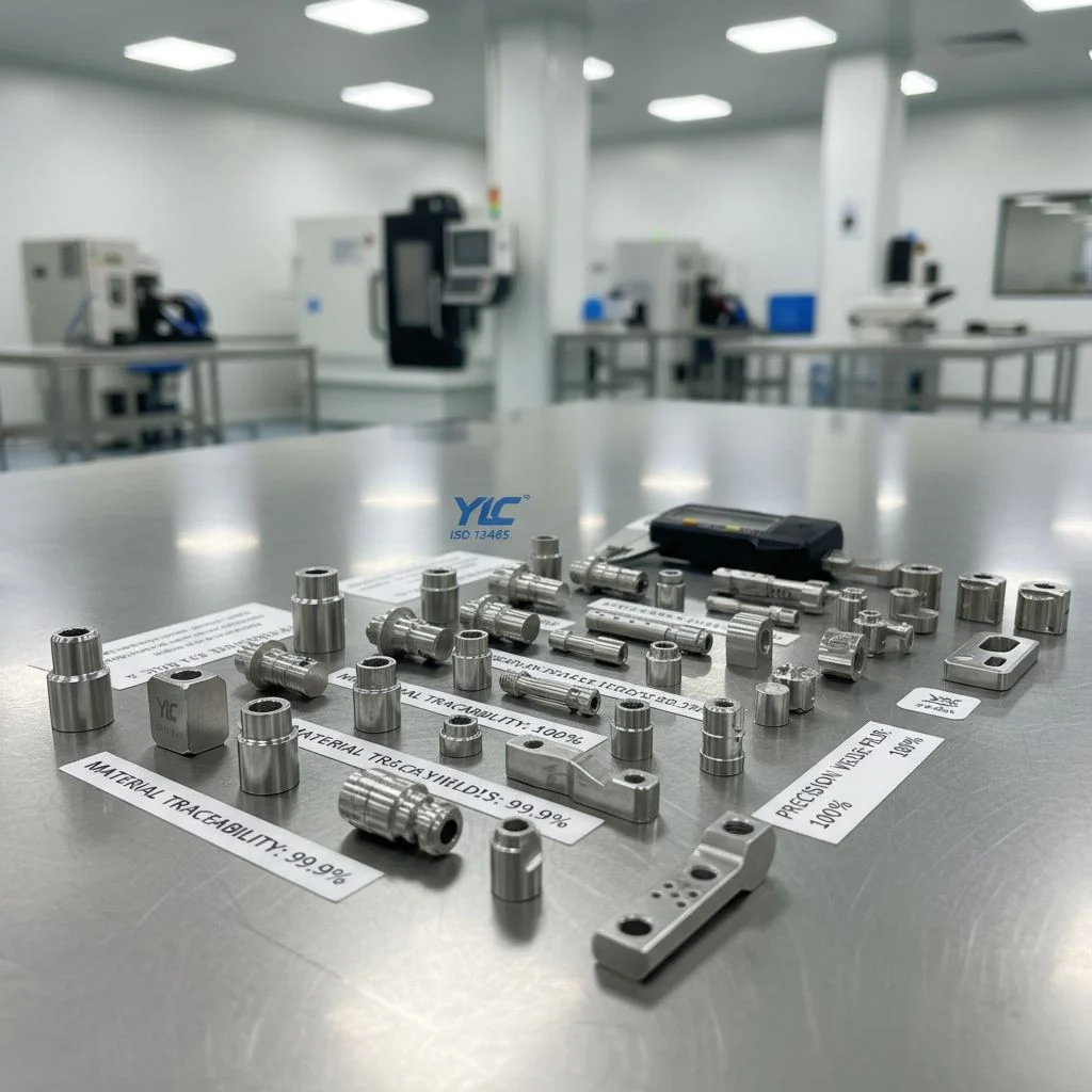 ISO 13485 compliant medical device CNC machining and manufacturing