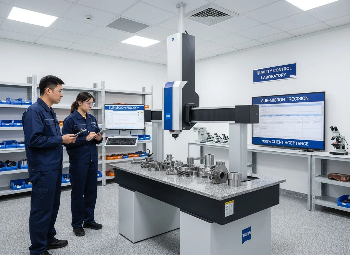 ISO-certified quality control lab with ZEISS CMM