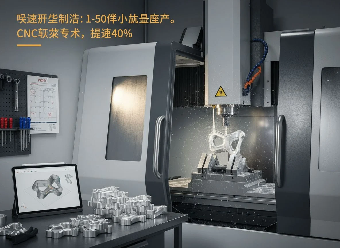 Low volume CNC machining for small batch production