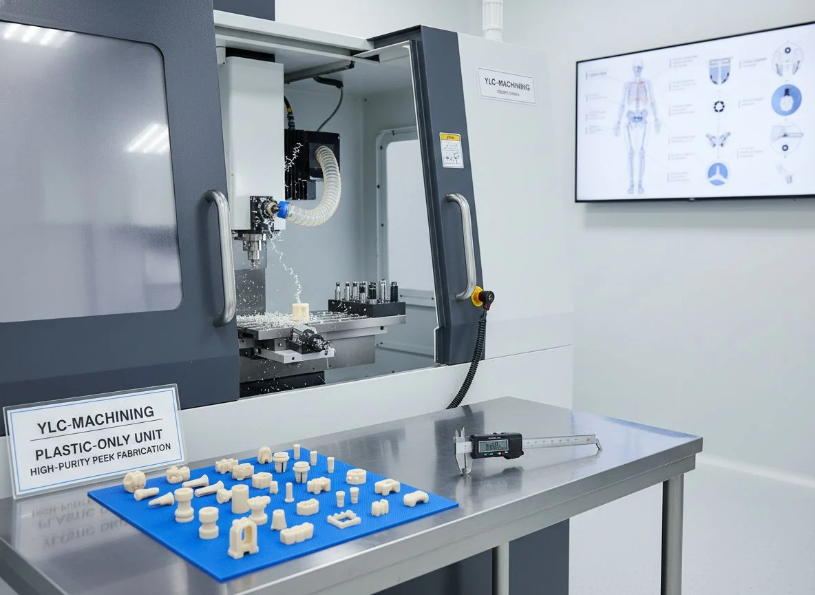 Medical grade PEEK CNC machining for implantable spinal cages and surgical tools