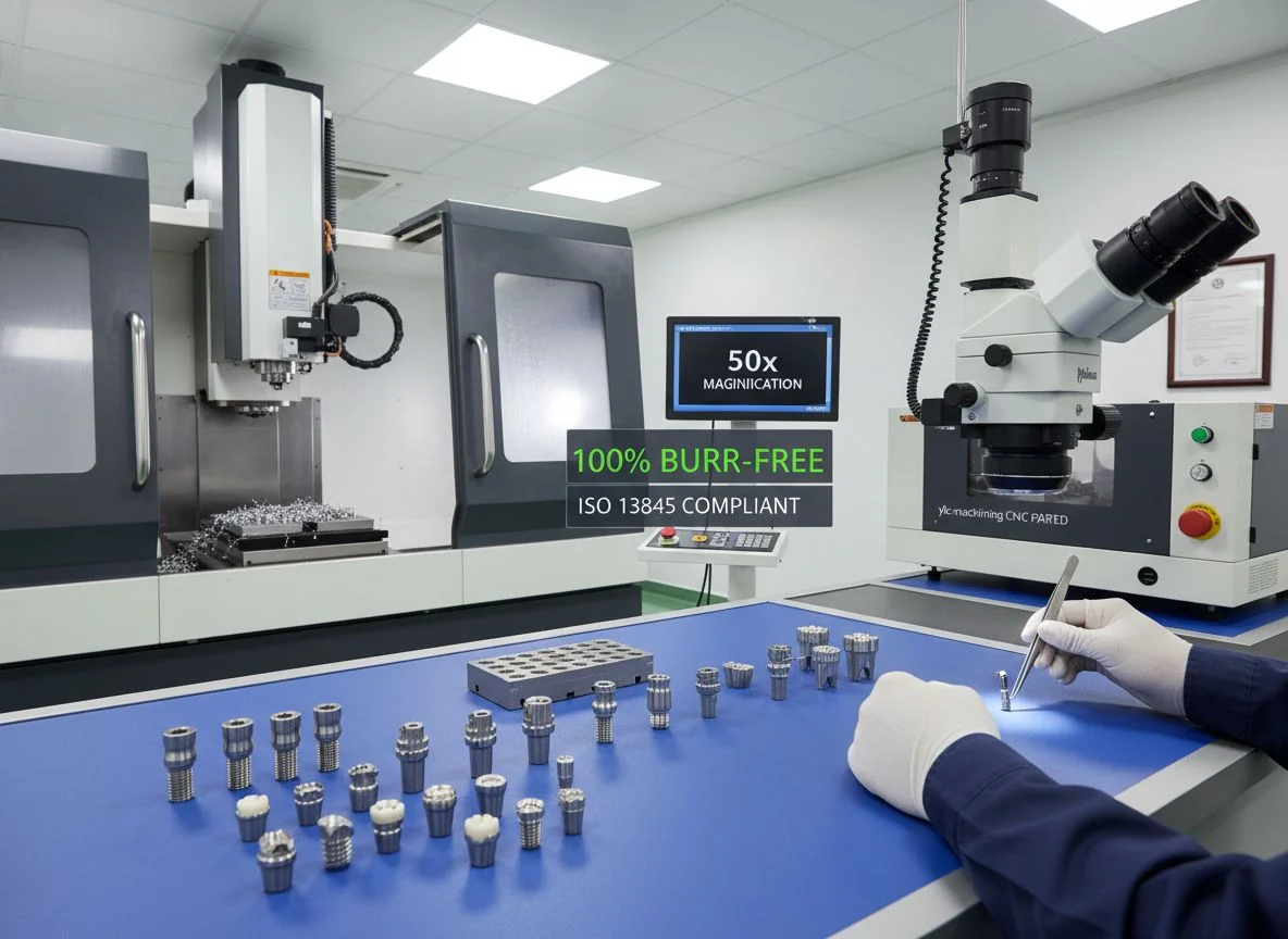Medical grade Swiss machining for surgical implants and bone screws by ylc-machining