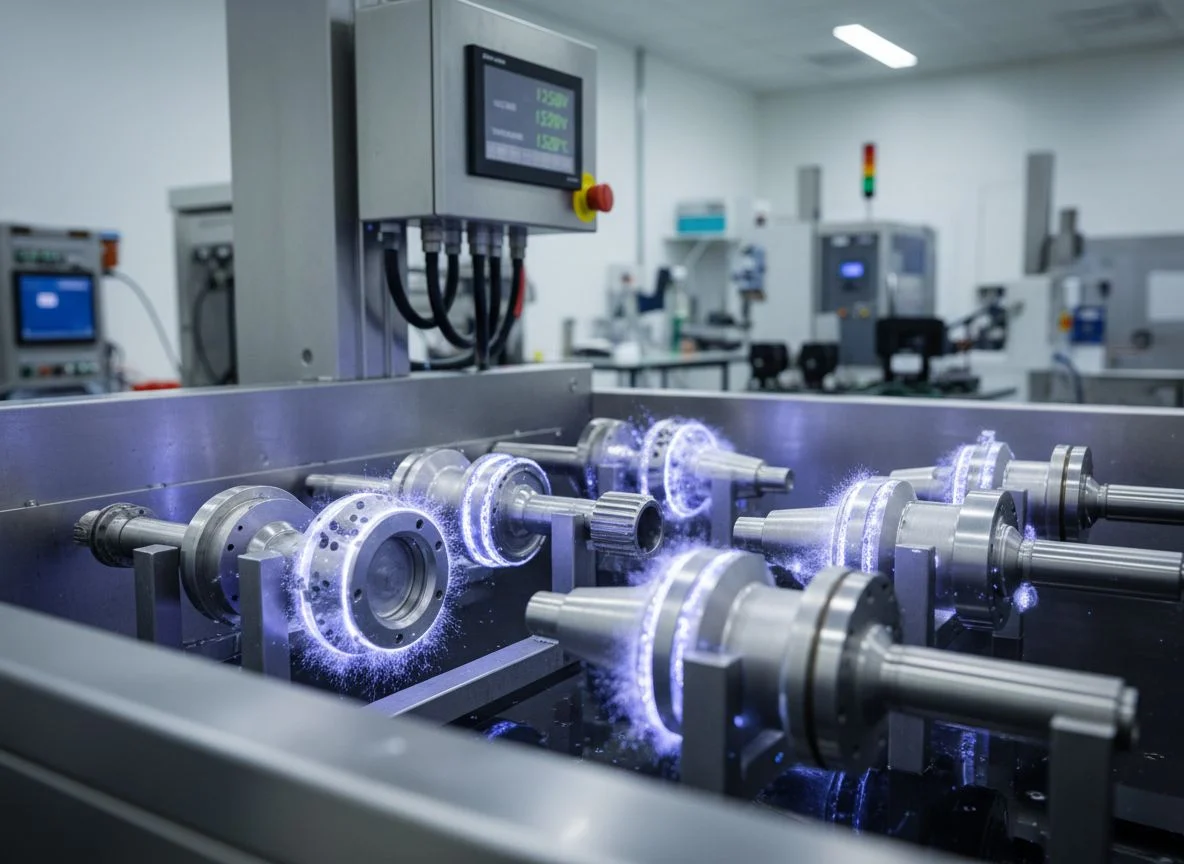 Micro-arc oxidation on precision CNC titanium parts