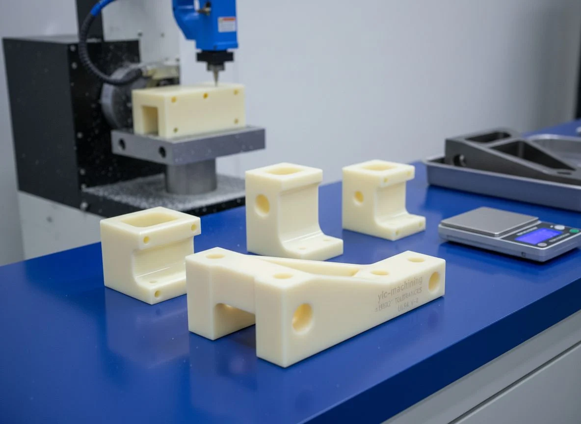 Precision CNC machining of aerospace PEEK bushings and industrial valve components