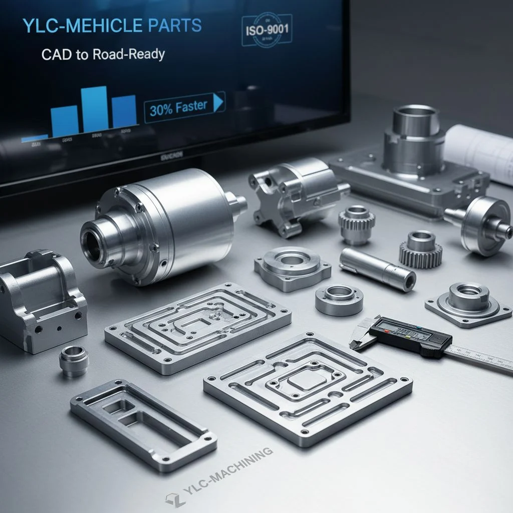 Precision CNC machining of high-volume automotive parts and electric vehicle heatsinks