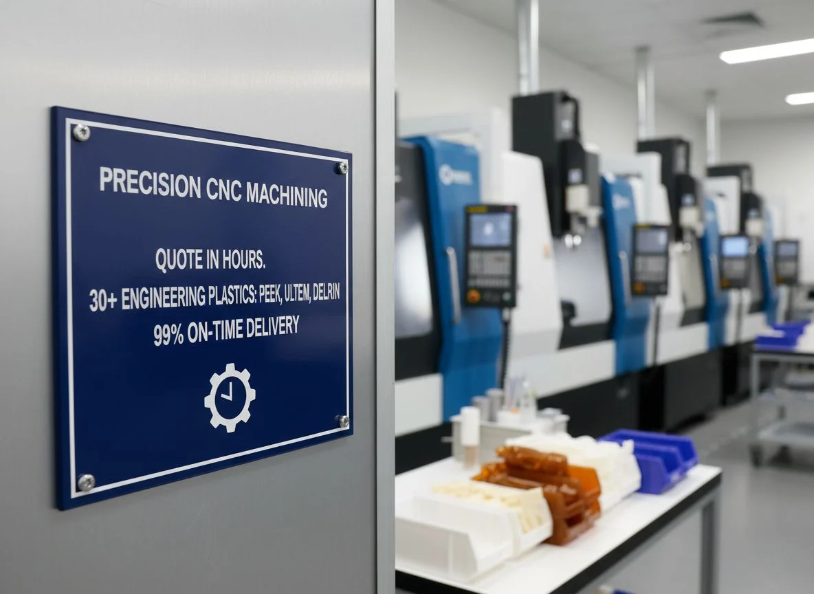 Precision CNC Plastic Machining and DFM Process