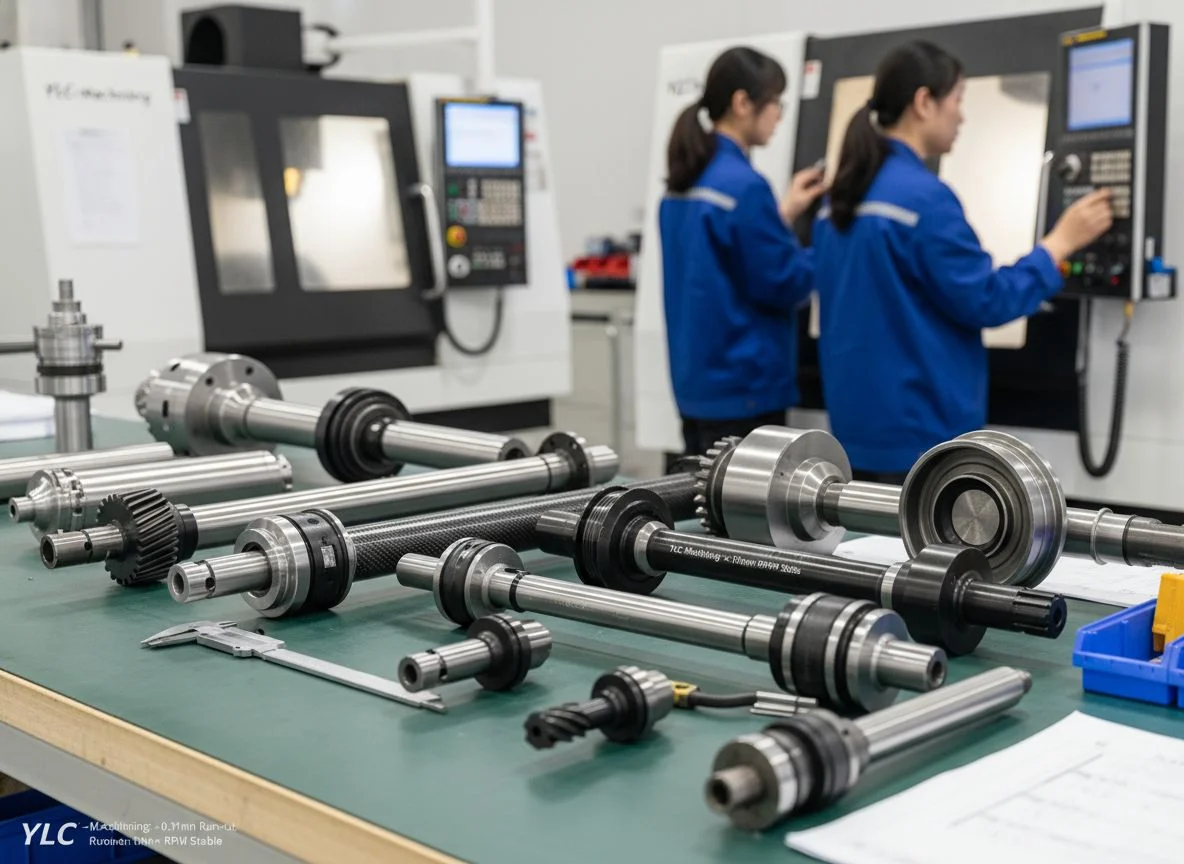 Precision CNC Turned Shafts and Bushings