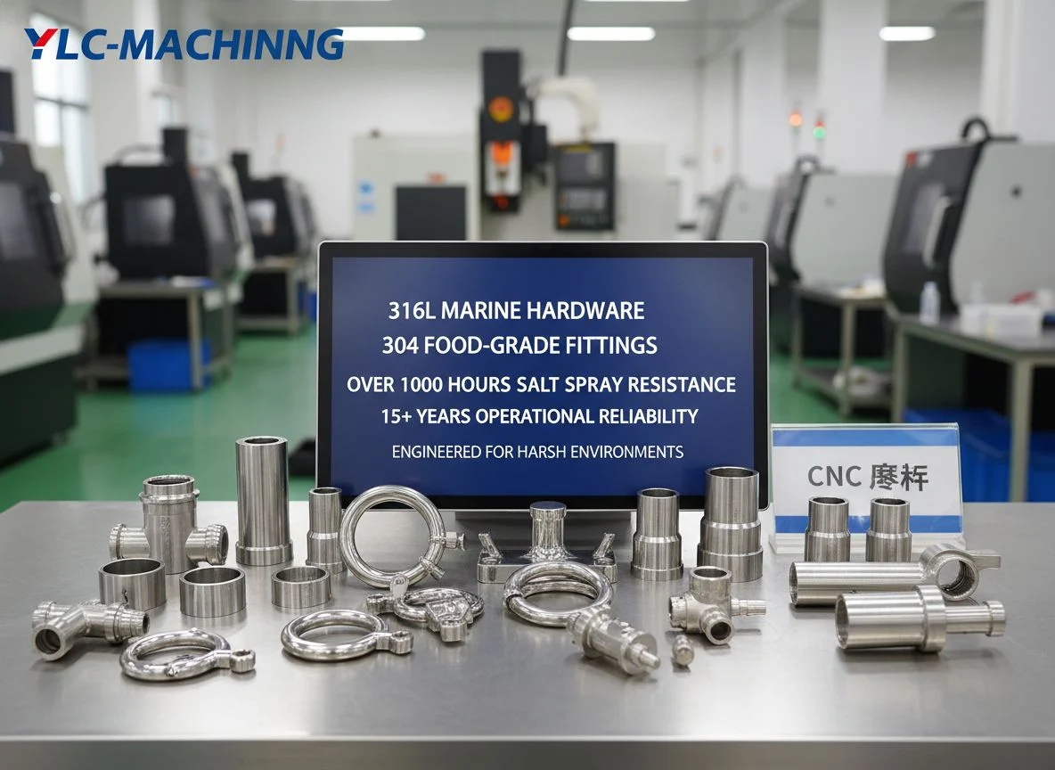 Precision CNC turning for hardened stainless steel by ylc-machining