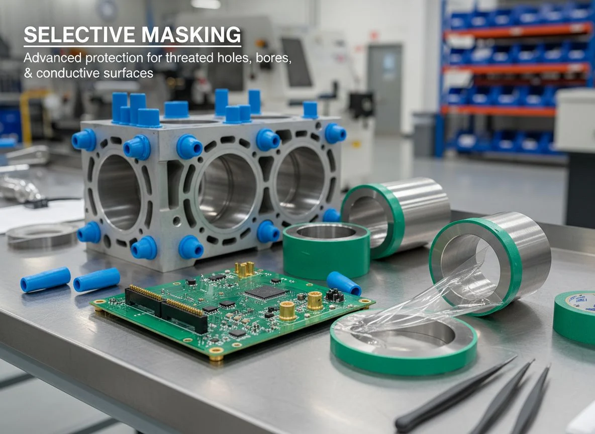 Precision dimensional control and masking for Micro-Arc Oxidation process