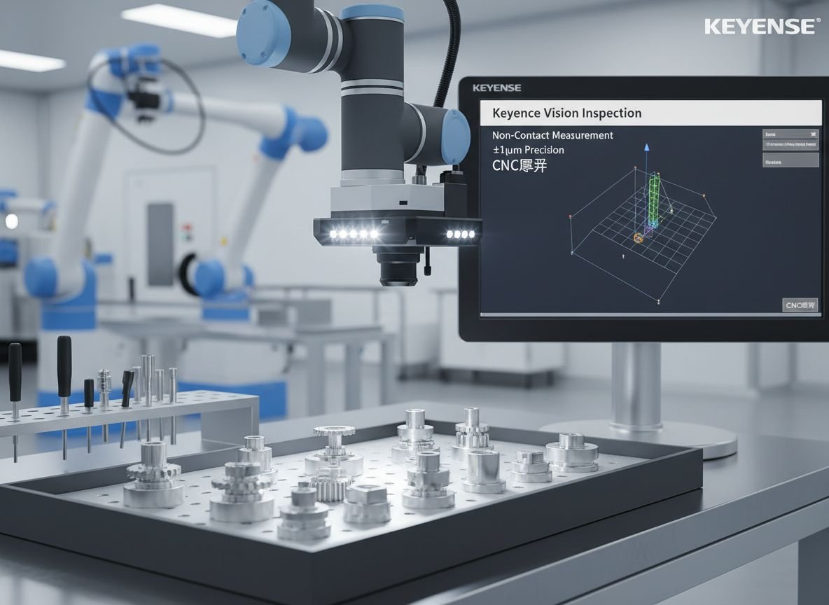 Vision measuring system for micro machined parts