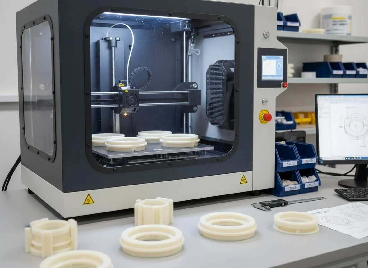 Precision PEEK CNC machining prototype