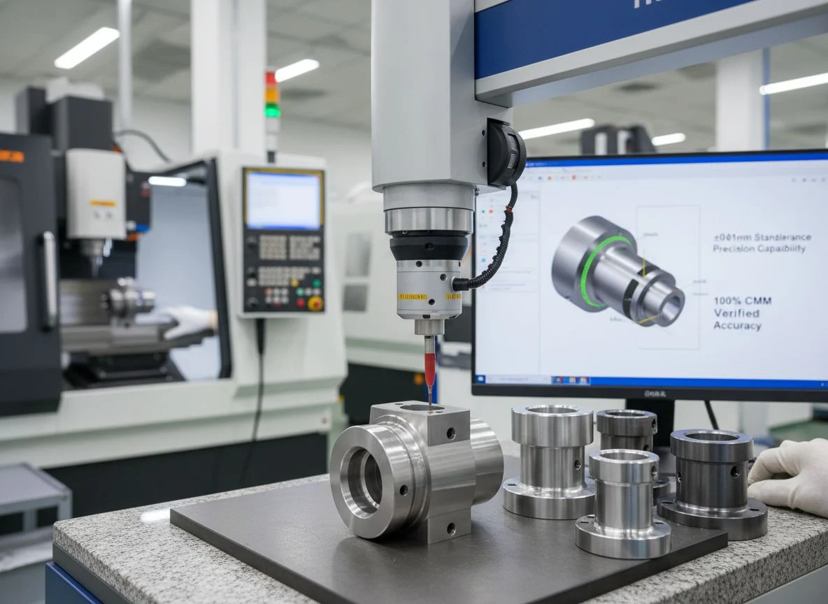 Precision Quality Inspection for CNC Machined Steel Parts
