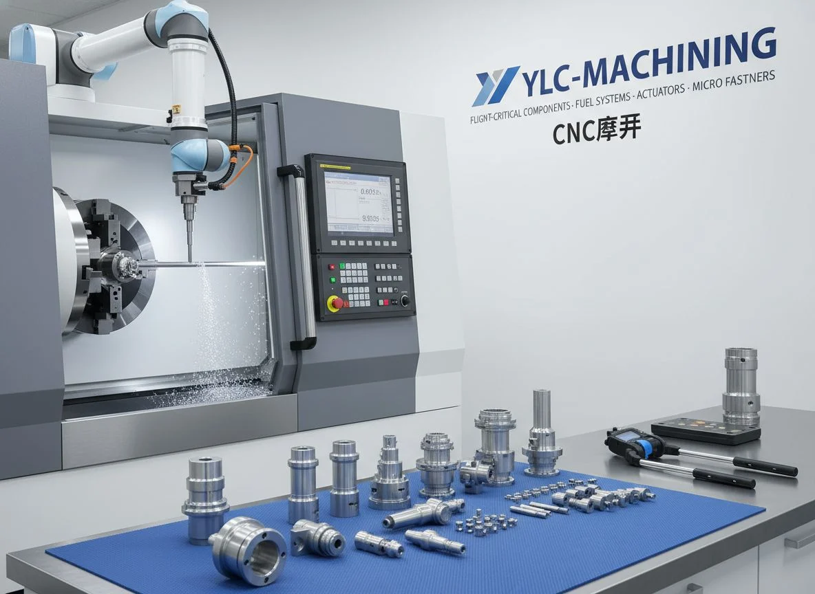 Precision Swiss machined aerospace components and micro fasteners by ylc-machining