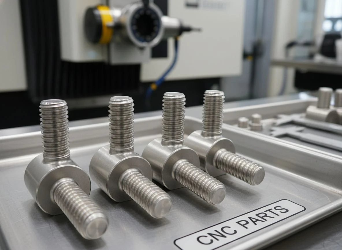 Precision turned titanium fasteners and screws