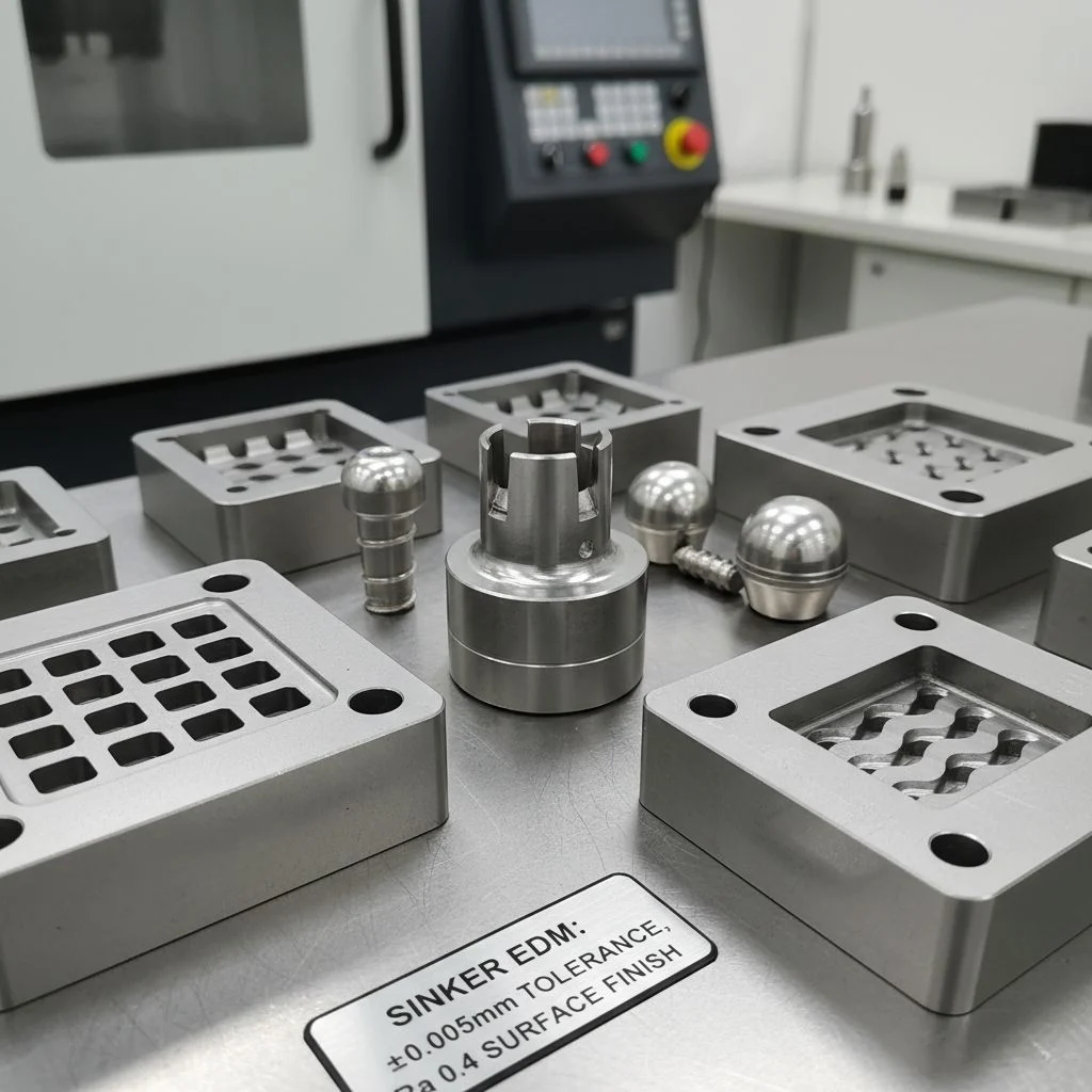 Precision Wire EDM and Sinker EDM equipment in operation