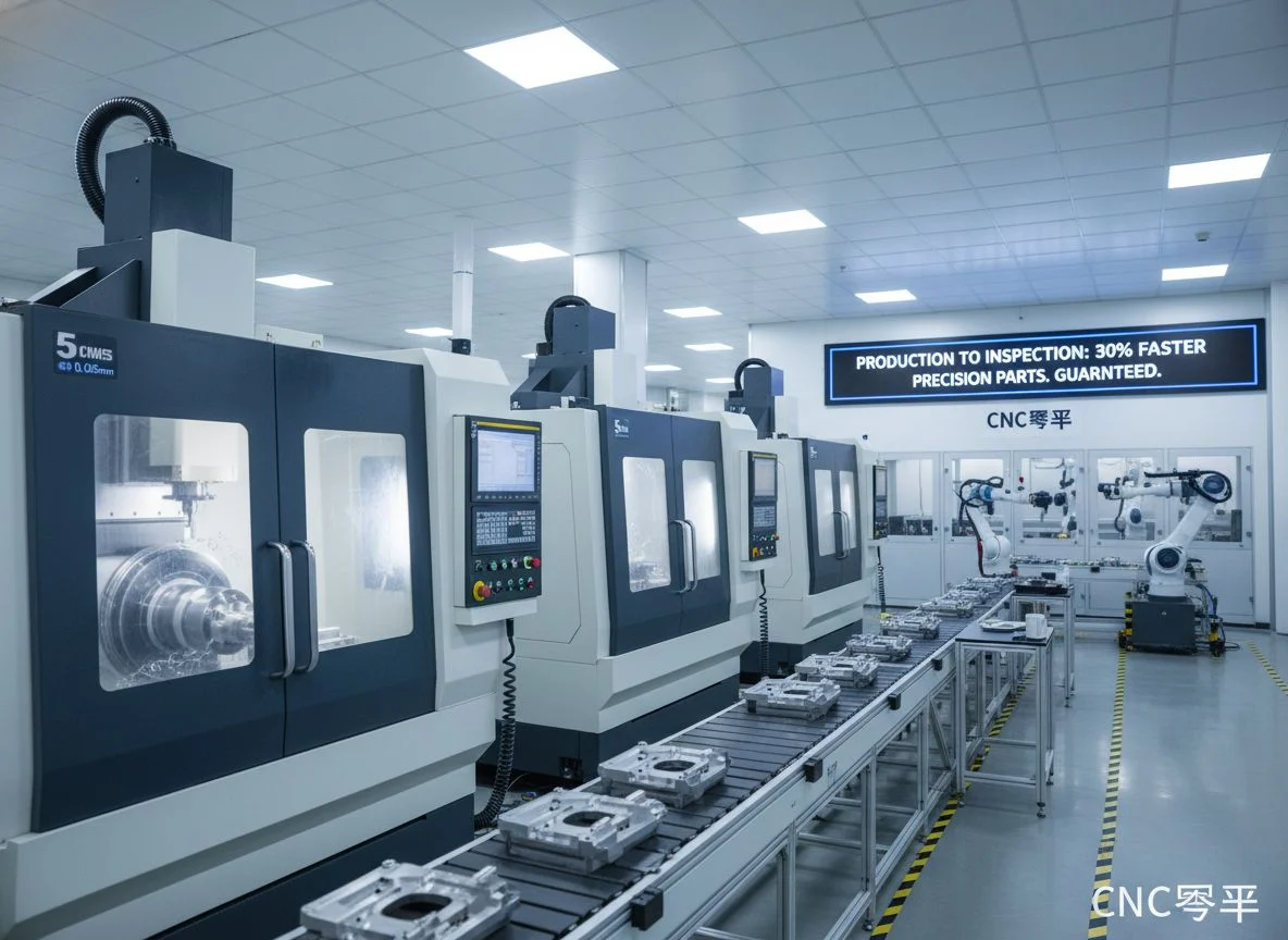 Production and delivery of finished parts