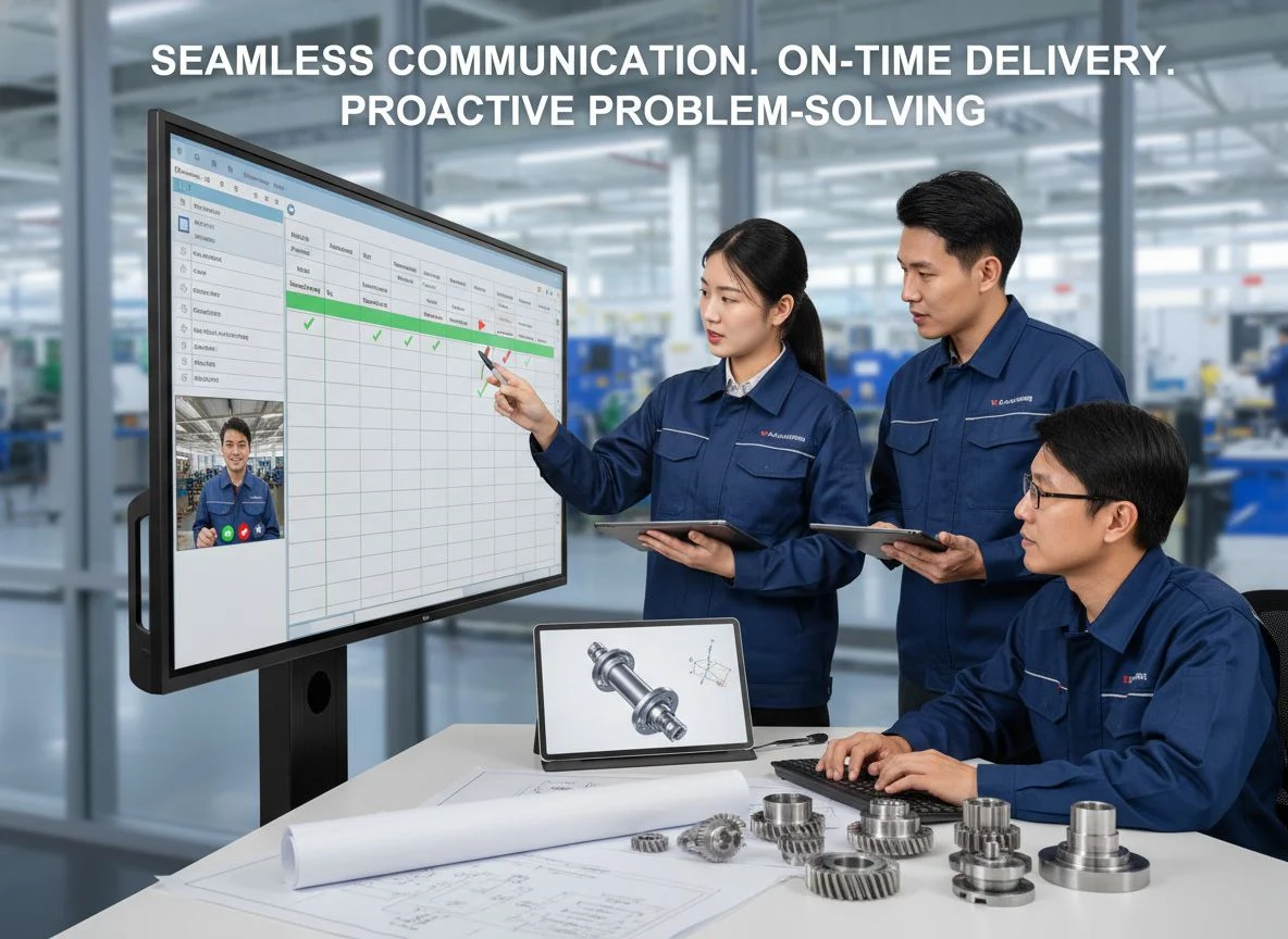 Project Management team supporting communication