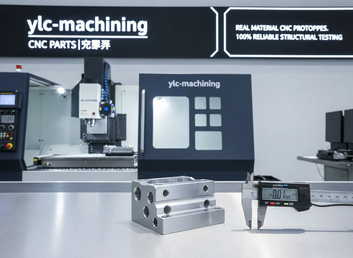 Real metal and plastic CNC machined prototypes for functional testing