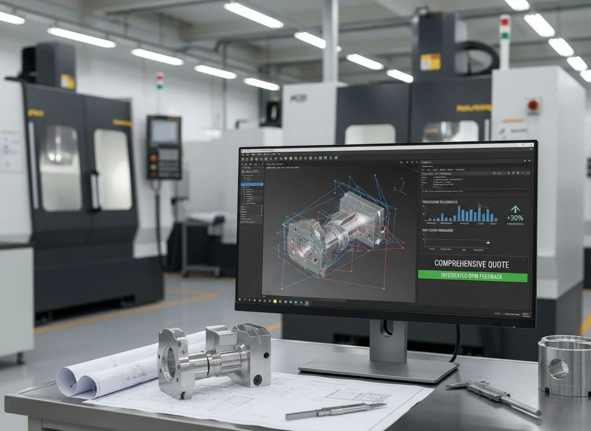 Receiving a quote for manufacturing services