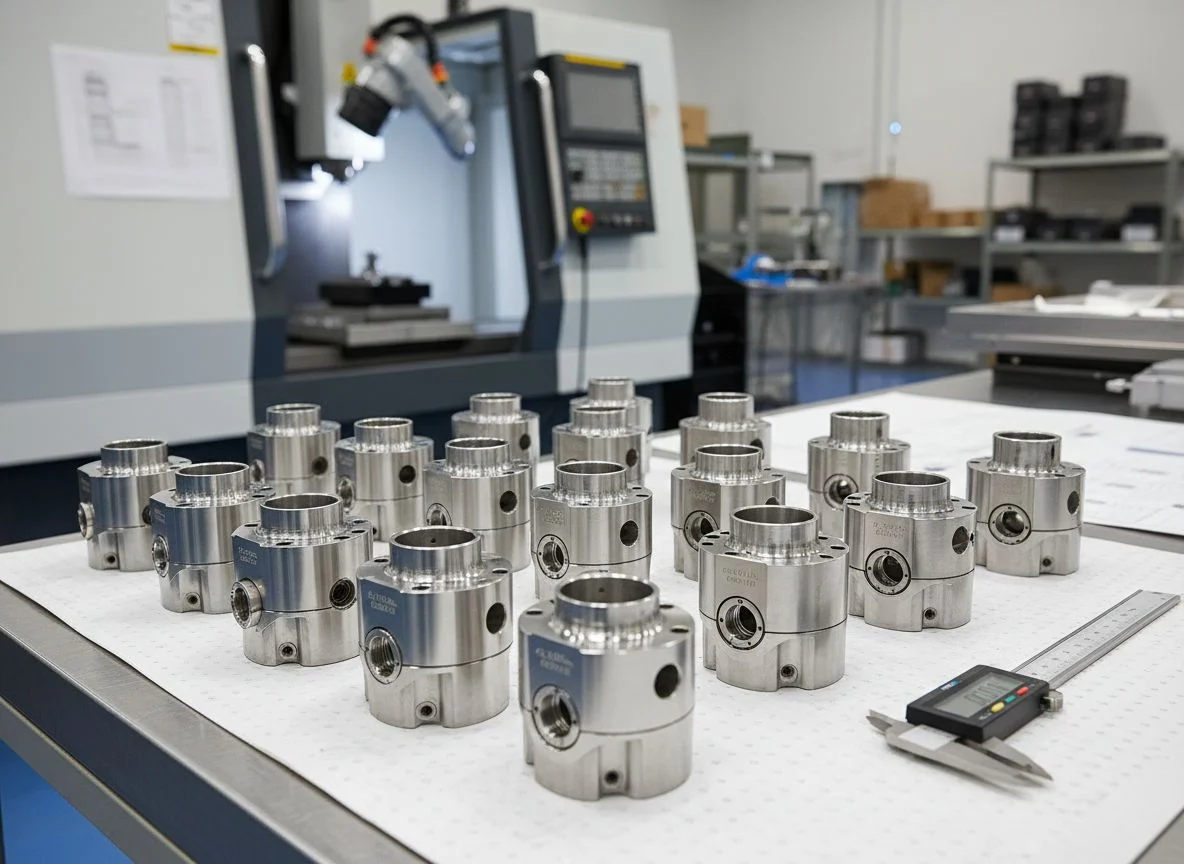 Robotics parts milling for actuators and joints