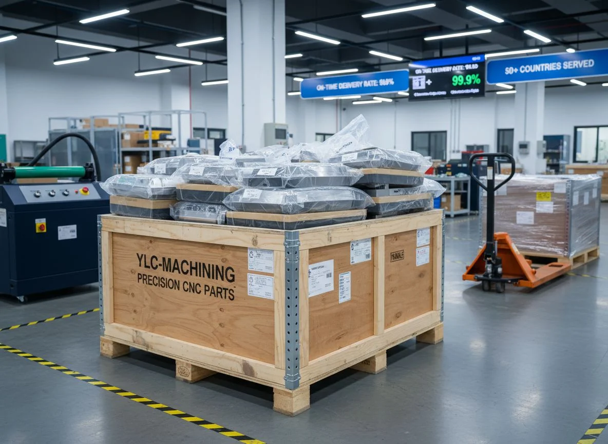 Safe international shipping and vacuum packaging for CNC machined parts
