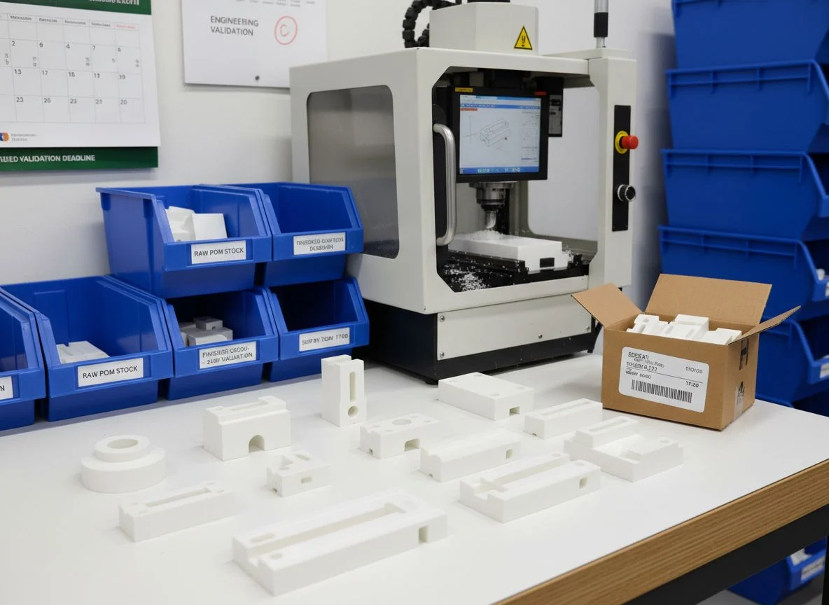 Small batch CNC plastic parts