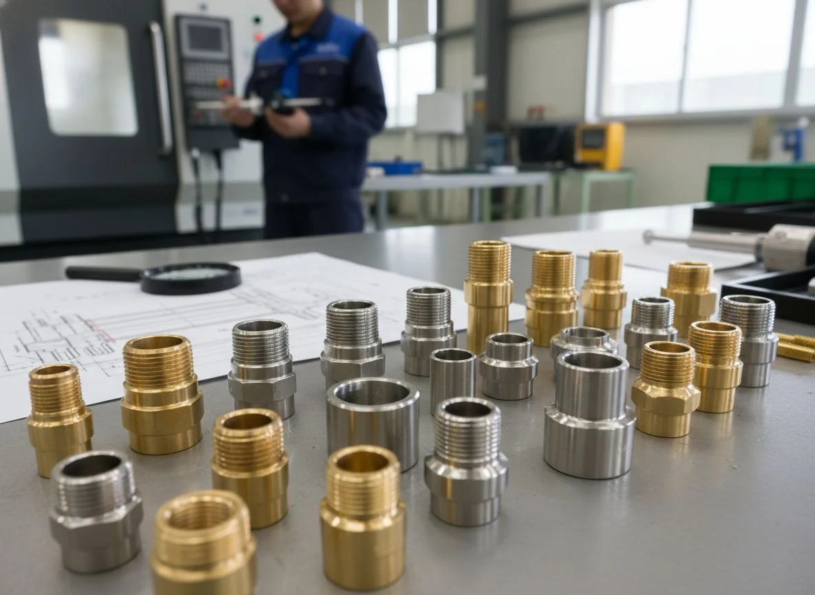 Stainless Steel and Brass Turned Fittings