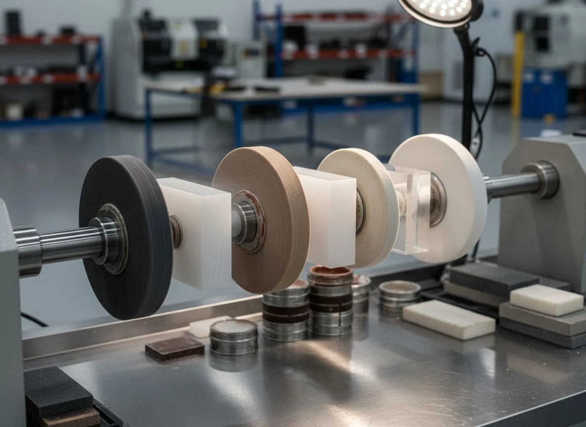 Surface roughness comparison after plastic flame polishing