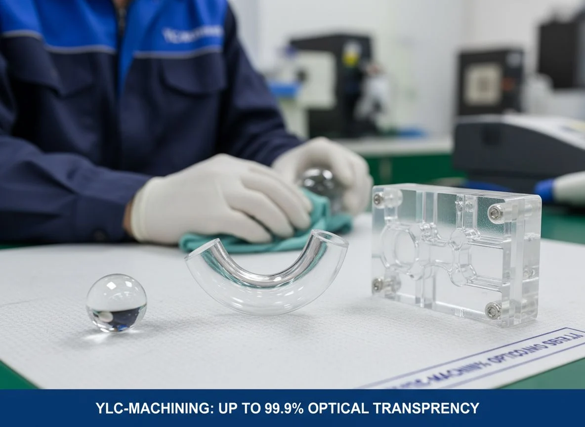 Vapor polished optical clear plastic manifold