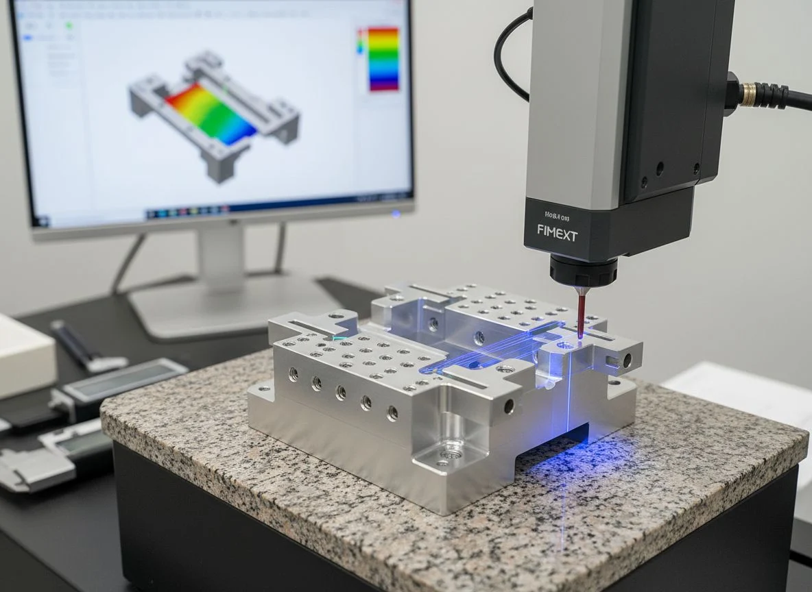 ZEISS CMM inspection for complex 5-axis milled aerospace components